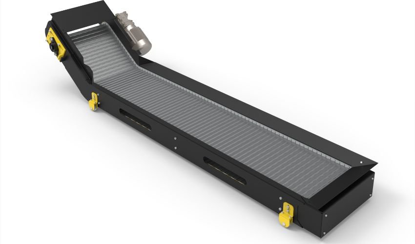 TALAŞ KONVEYÖRÜ-MİLENYUM CONVEYOR-ÇELİK PALETLİ TALAŞ KONVEYÖRÜ-CNC TALAŞ KONVEYÖRÜ-KABA TALAŞ